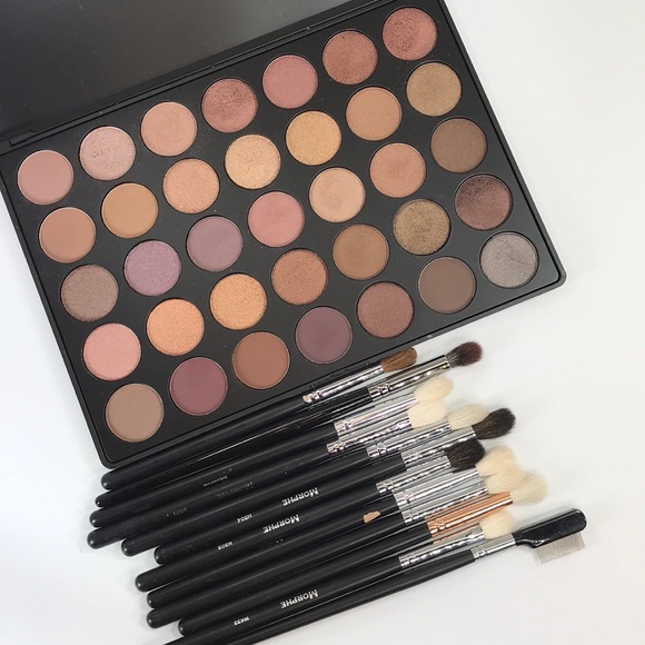 Morphe Other - Morphe 35T Eyeshadow Palette & Brushes Lot